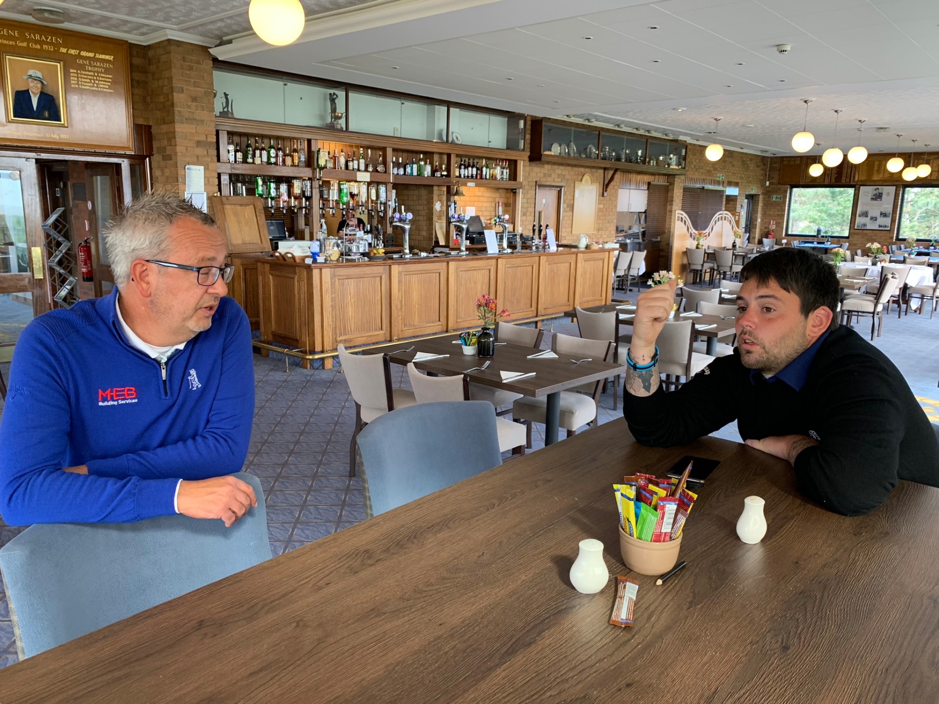 Discussing who Tees off First!