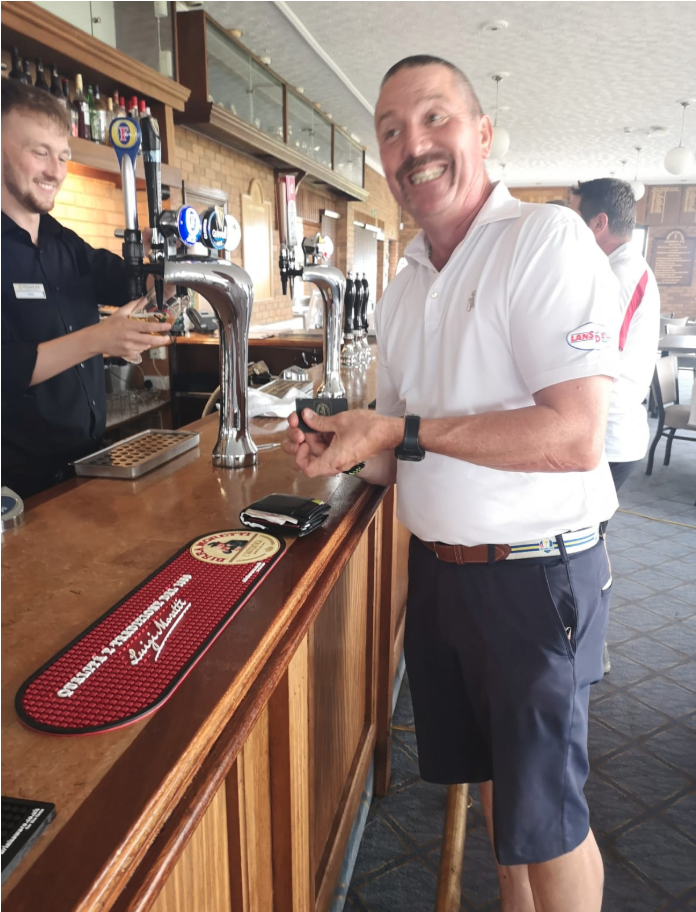 Who said Coppers don't go to the Bar? Must be someone else's card!